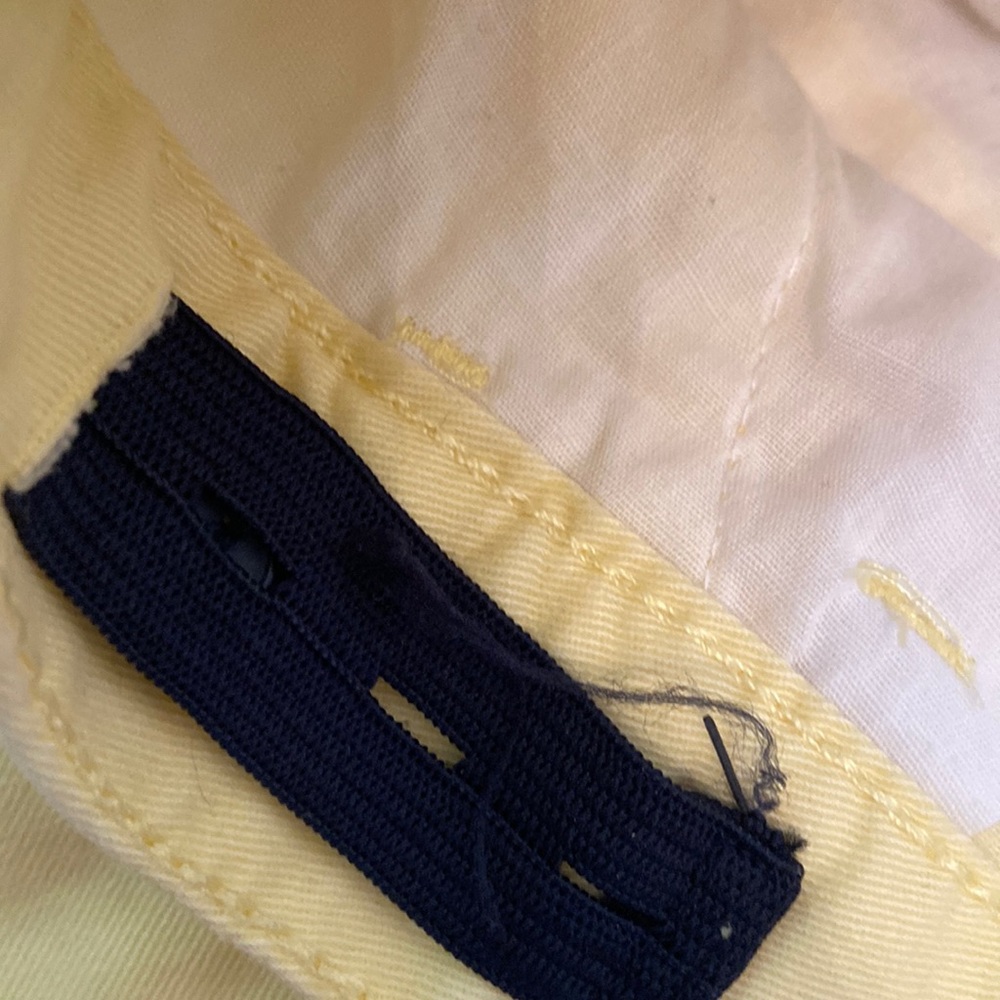 Big Boys Buttercream Yellow Chino Summer Shorts - Picture 5 of 7